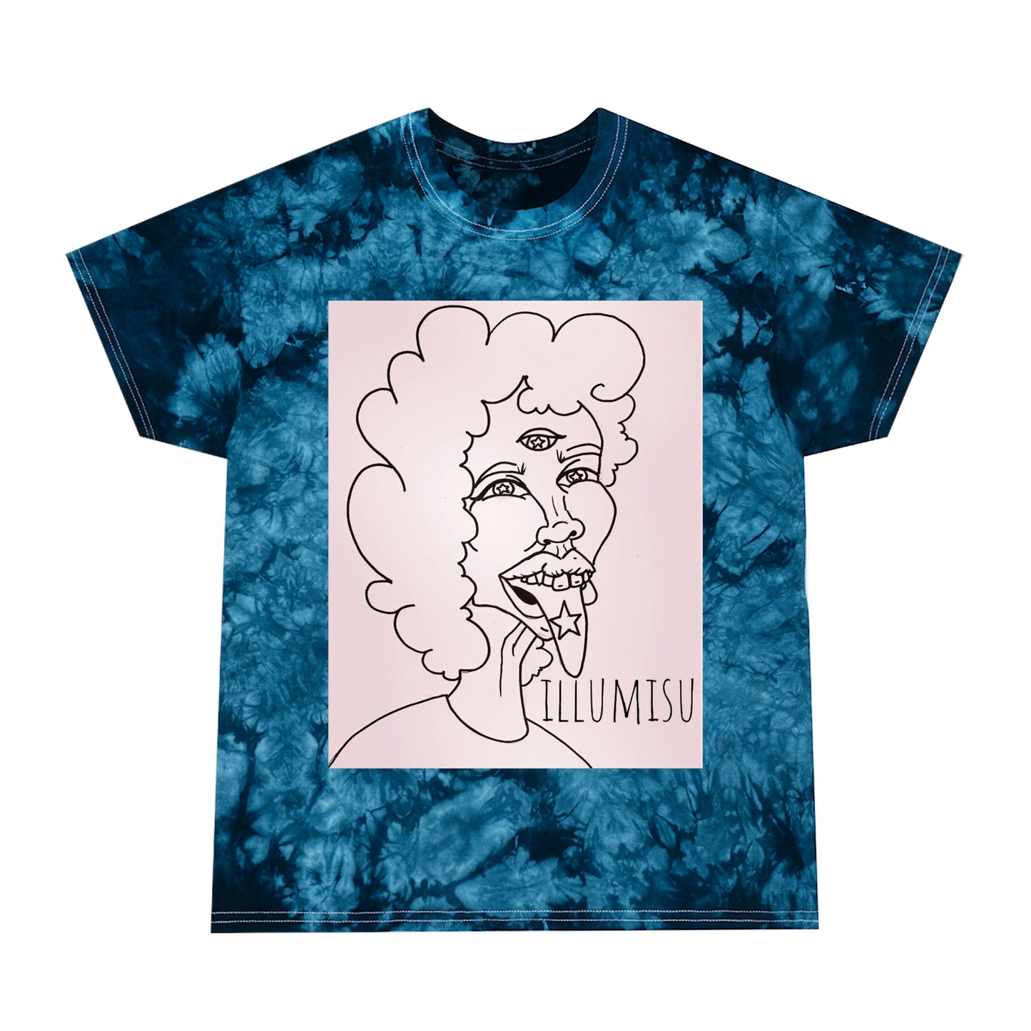 Unicorn Lady Tie-Dye Tee, Crystal