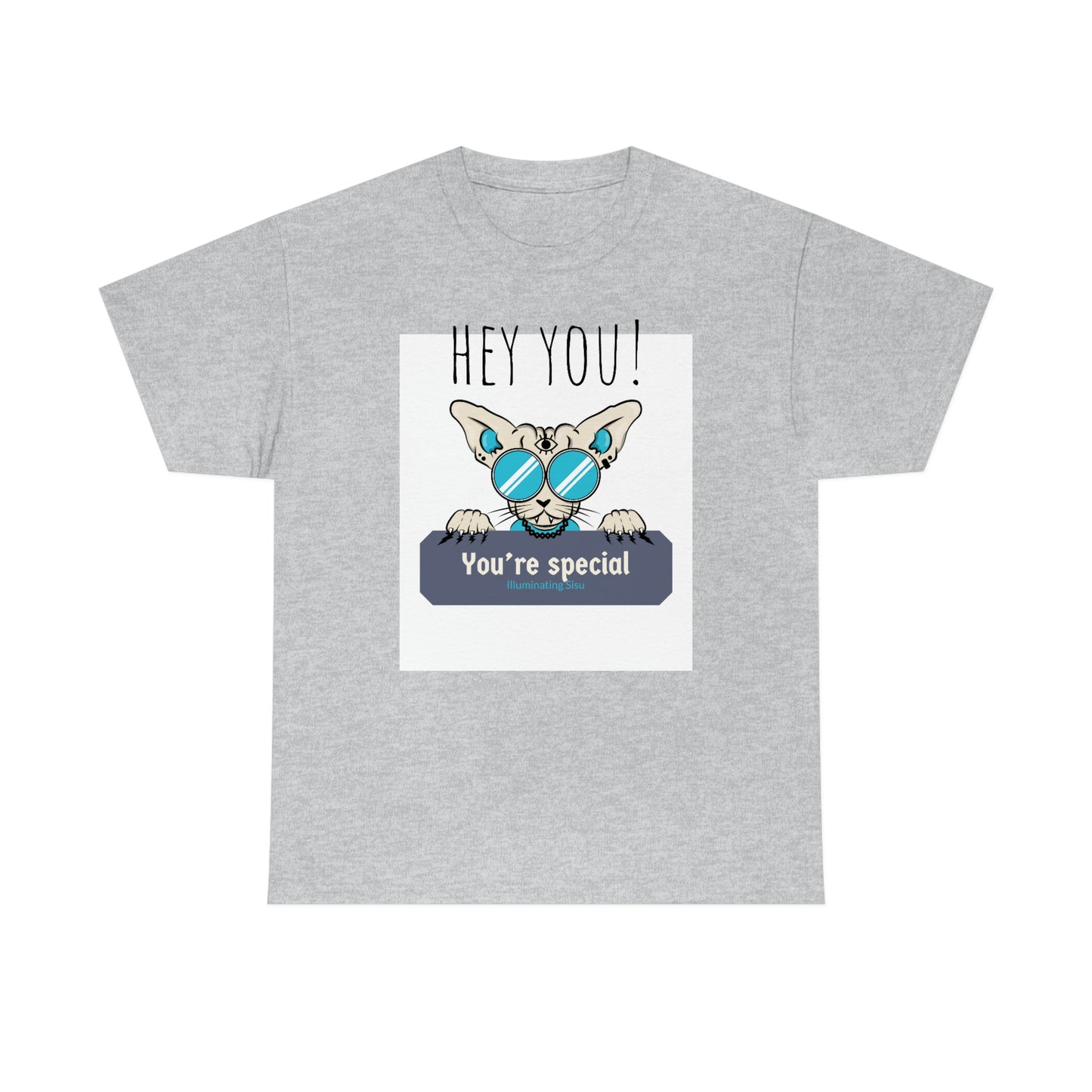 Hey! Unisex Heavy Cotton Tee