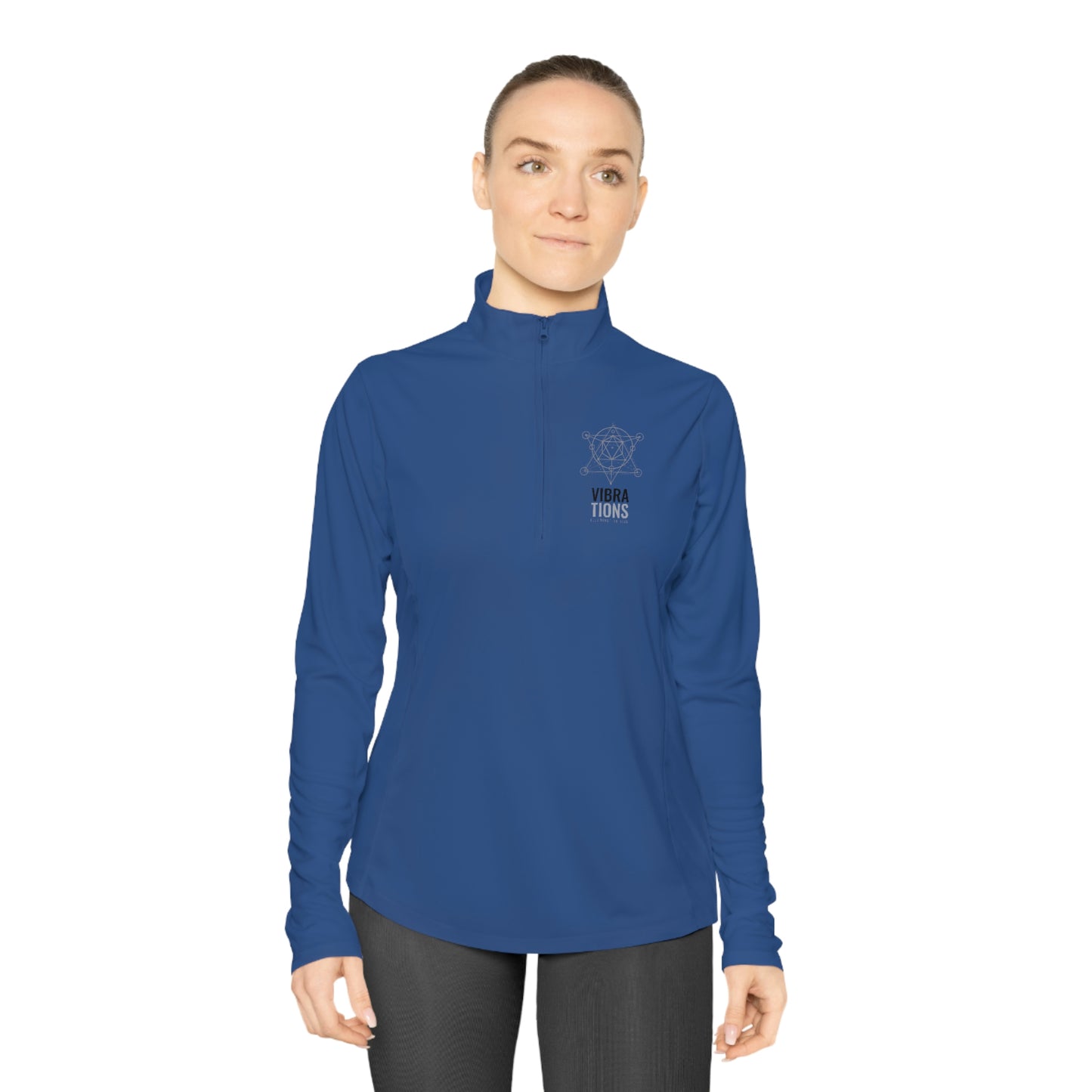 Vibrations Ladies Quarter-Zip Pullover