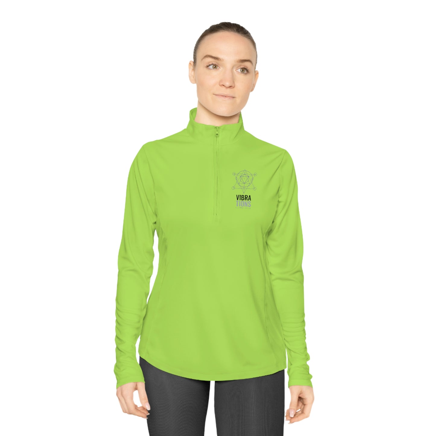 Vibrations Ladies Quarter-Zip Pullover