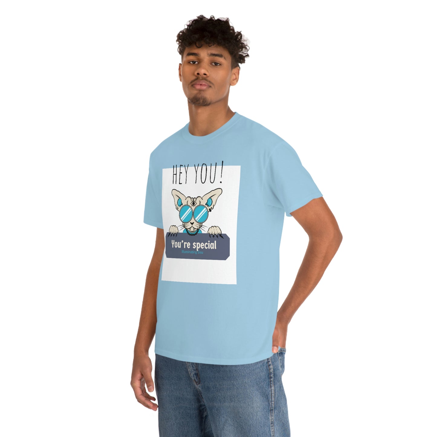 Hey! Unisex Heavy Cotton Tee