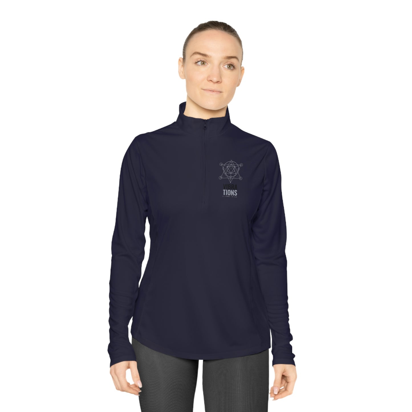 Vibrations Ladies Quarter-Zip Pullover