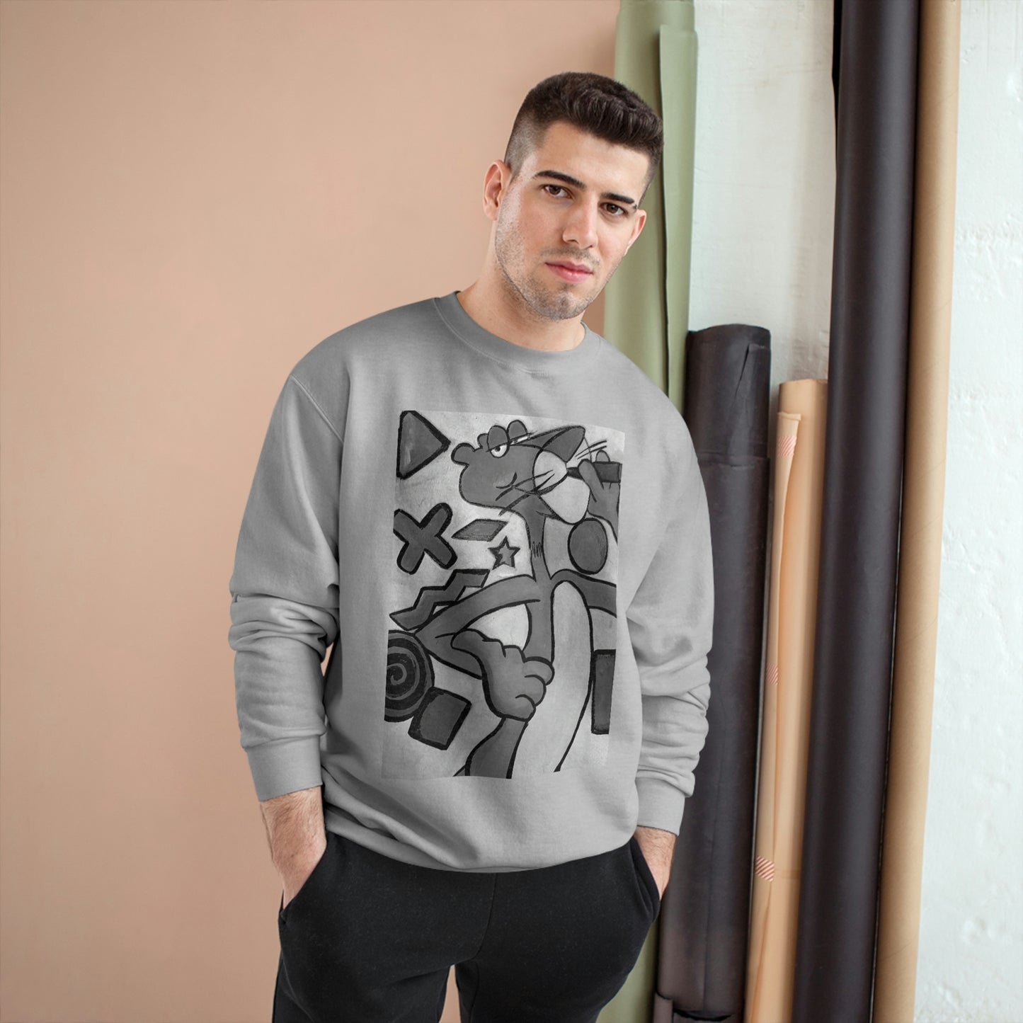 Champion Black Pink Panther Sweatshirt