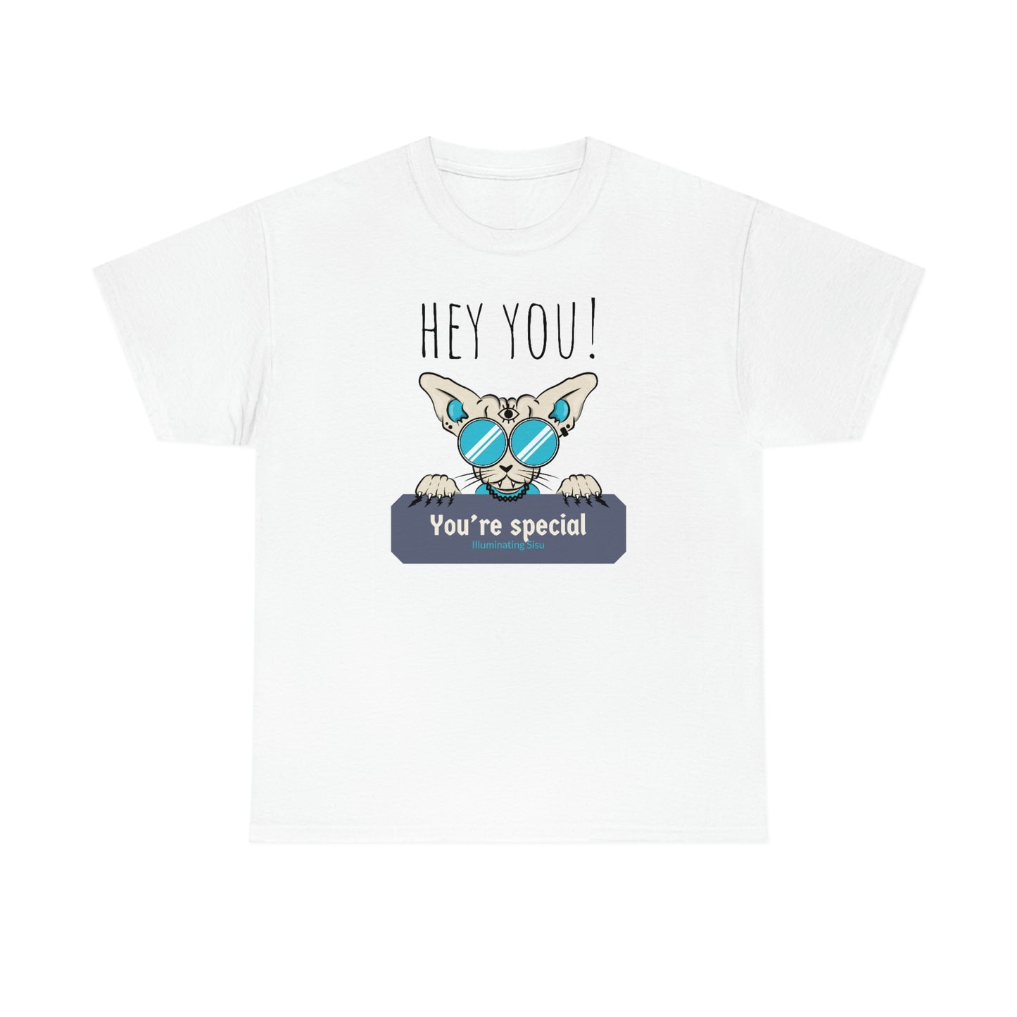 Hey! Unisex Heavy Cotton Tee