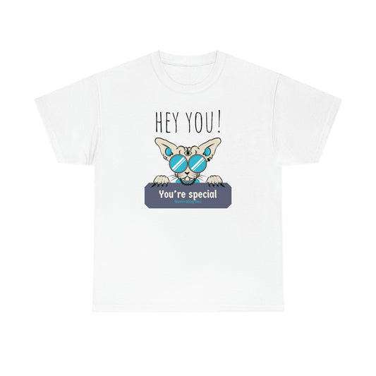 Hey! Unisex Heavy Cotton Tee