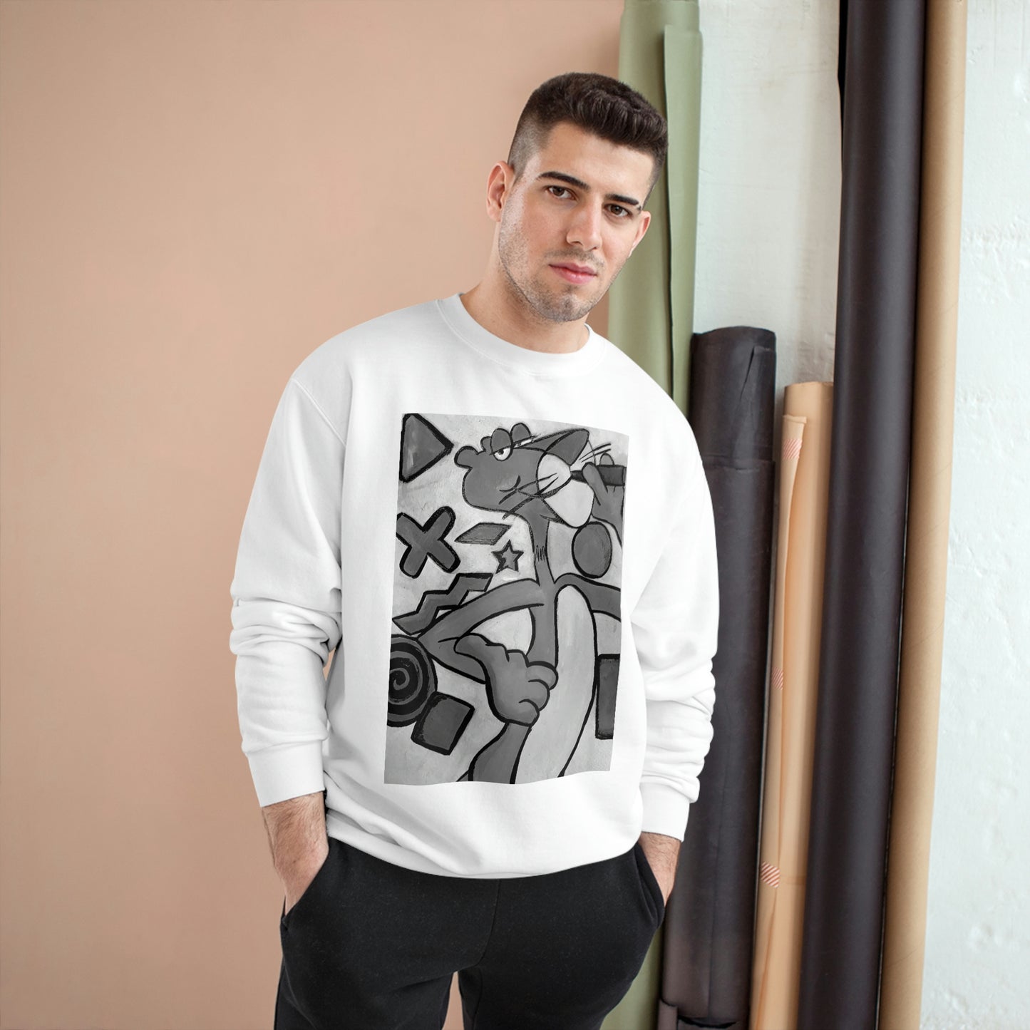 Champion Black Pink Panther Sweatshirt