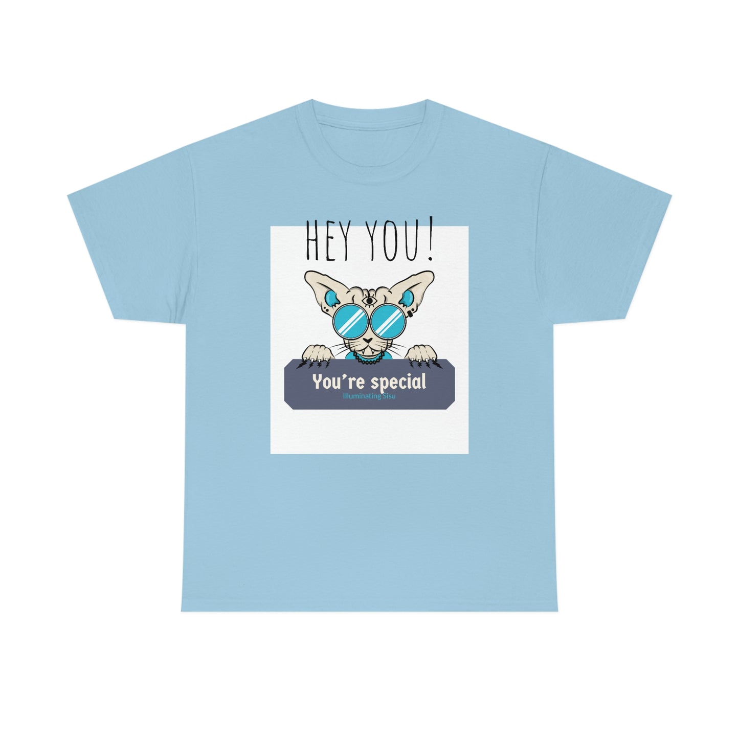 Hey! Unisex Heavy Cotton Tee