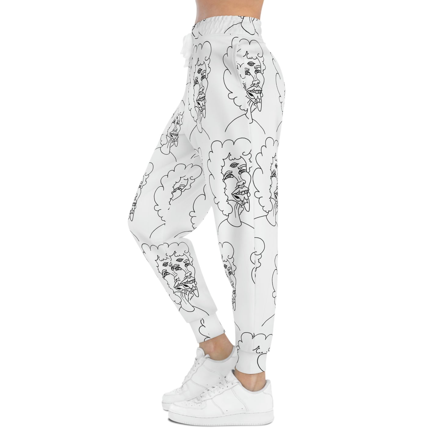 Unicorn Lady Athletic Joggers (AOP)