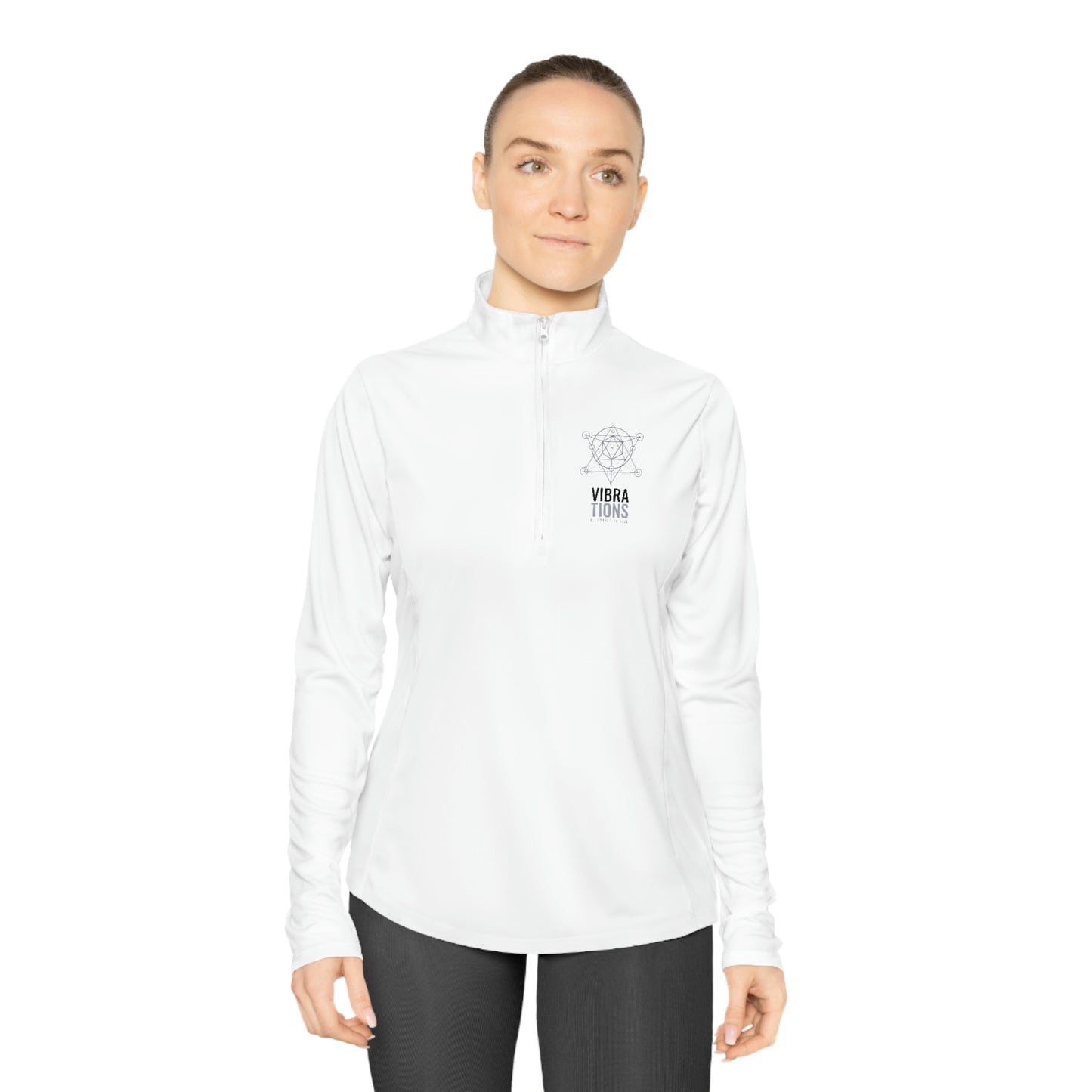 Vibrations Ladies Quarter-Zip Pullover