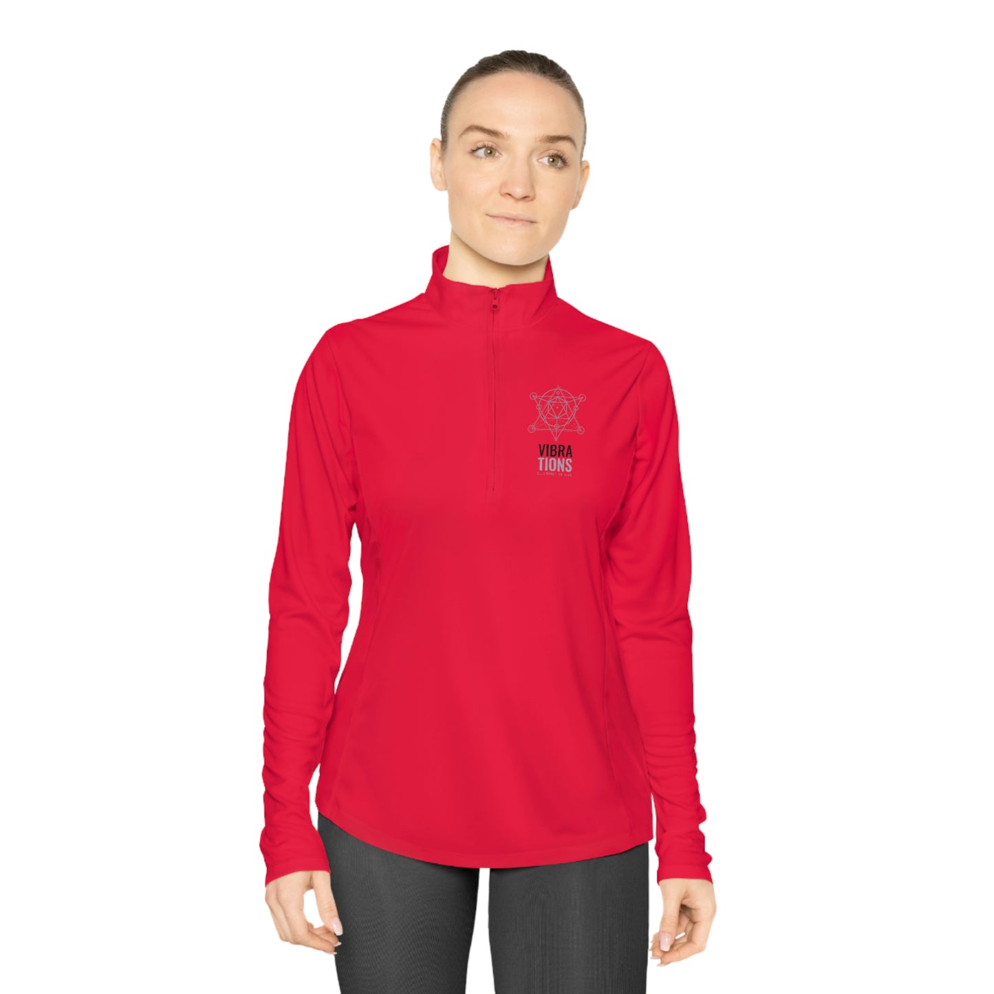 Vibrations Ladies Quarter-Zip Pullover