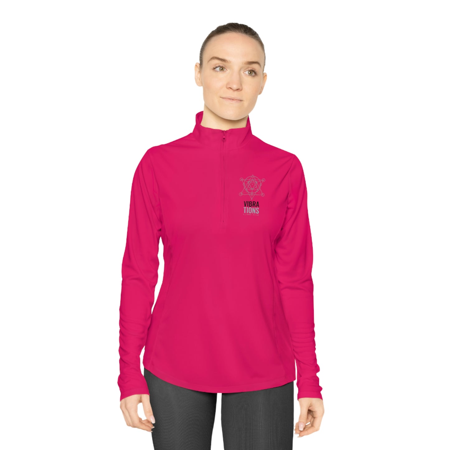 Vibrations Ladies Quarter-Zip Pullover