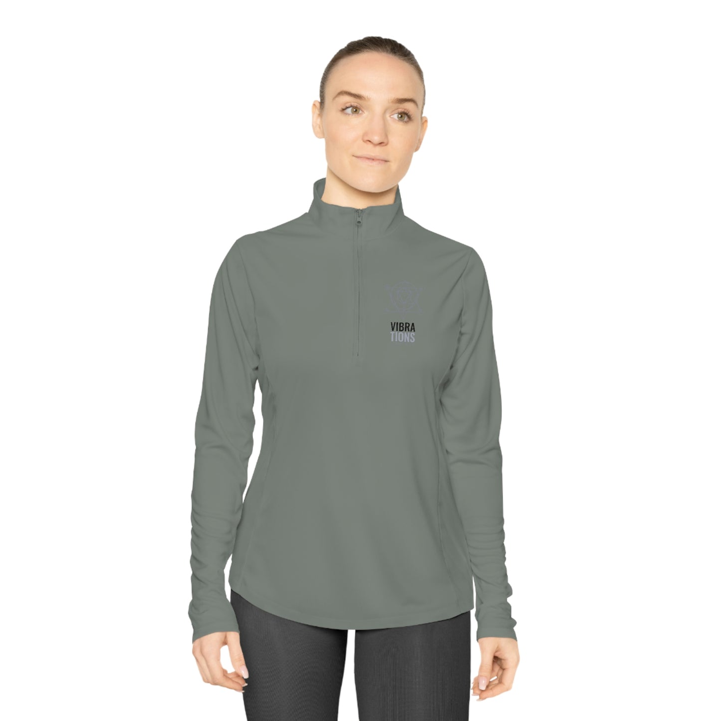 Vibrations Ladies Quarter-Zip Pullover