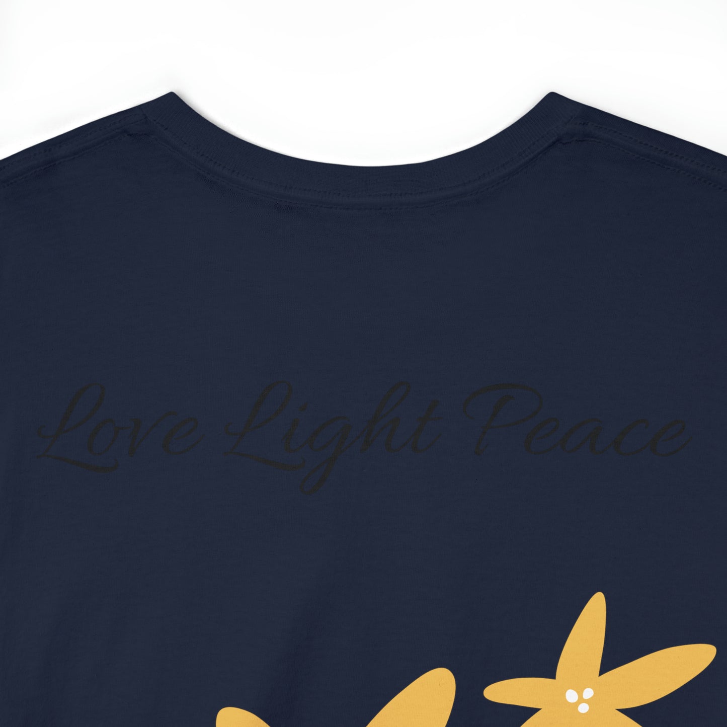 Love Light Peace Unisex Heavy Cotton Tee