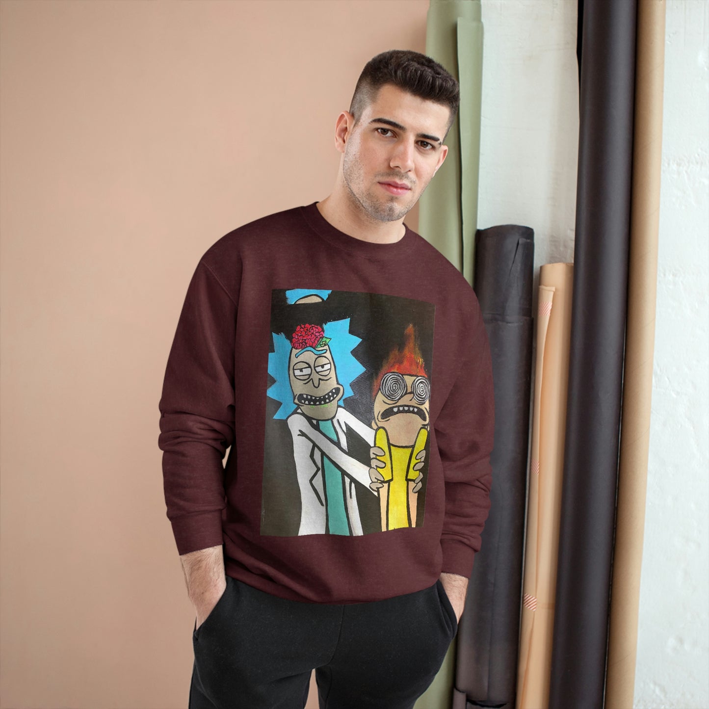 RICK AND MORTIFIED Champion Sweatshirt