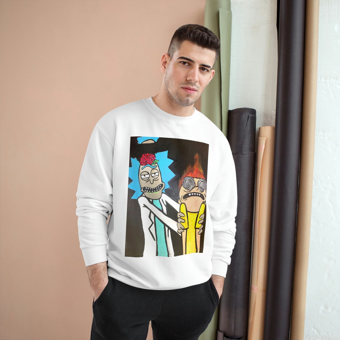 RICK AND MORTIFIED Champion Sweatshirt