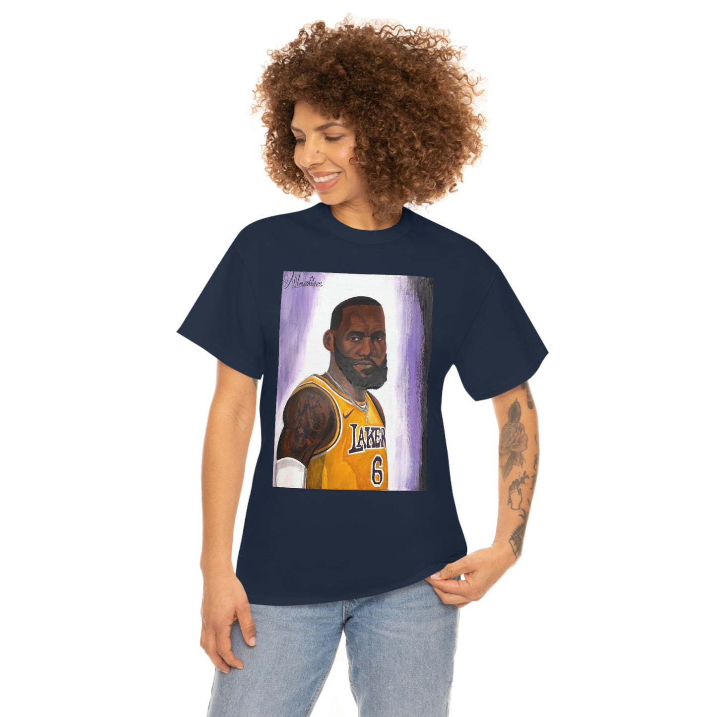 Lebron James Unisex Heavy Cotton Tee