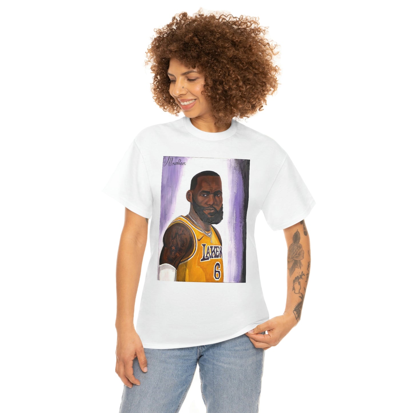 Lebron James Unisex Heavy Cotton Tee