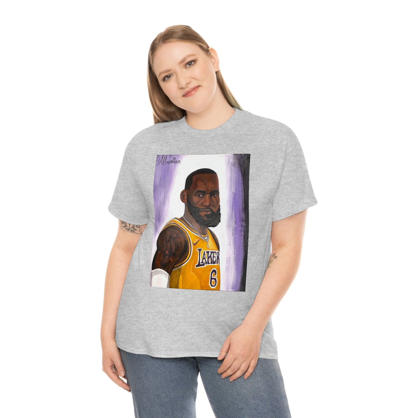 Lebron James Unisex Heavy Cotton Tee