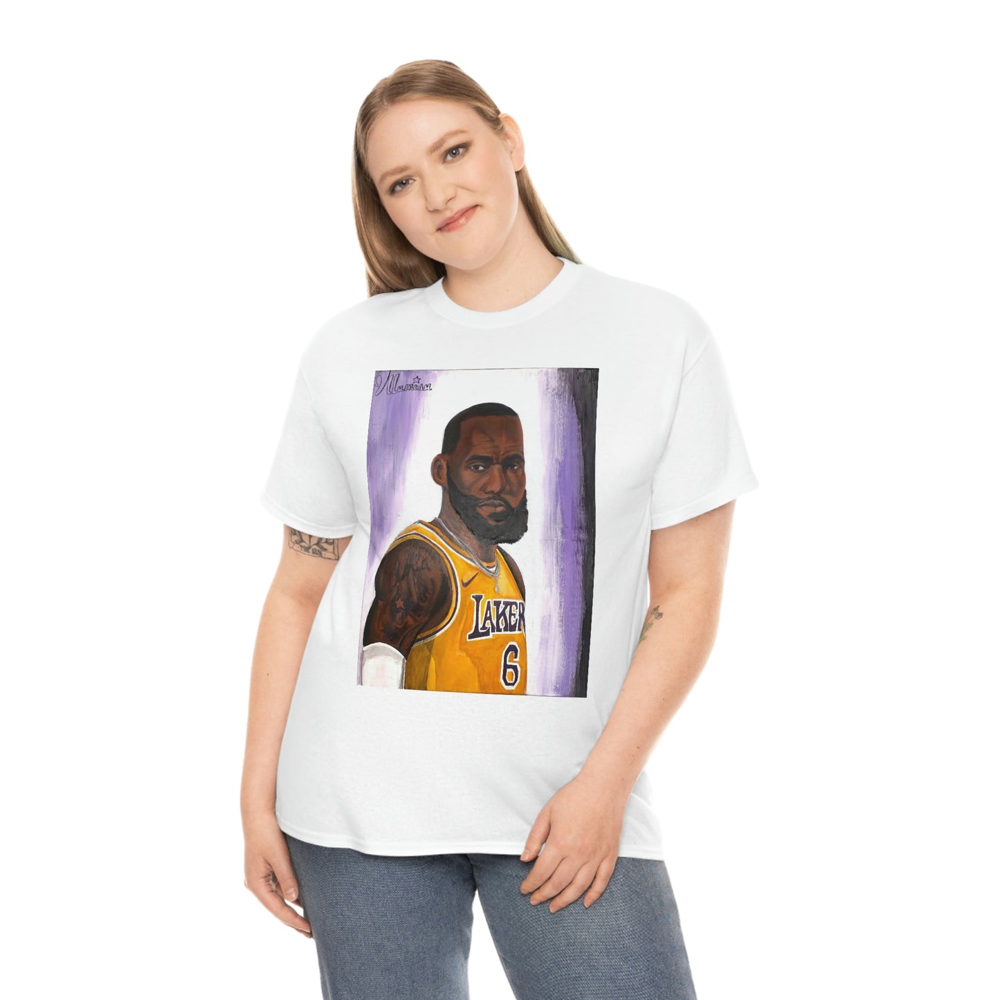 Lebron James Unisex Heavy Cotton Tee