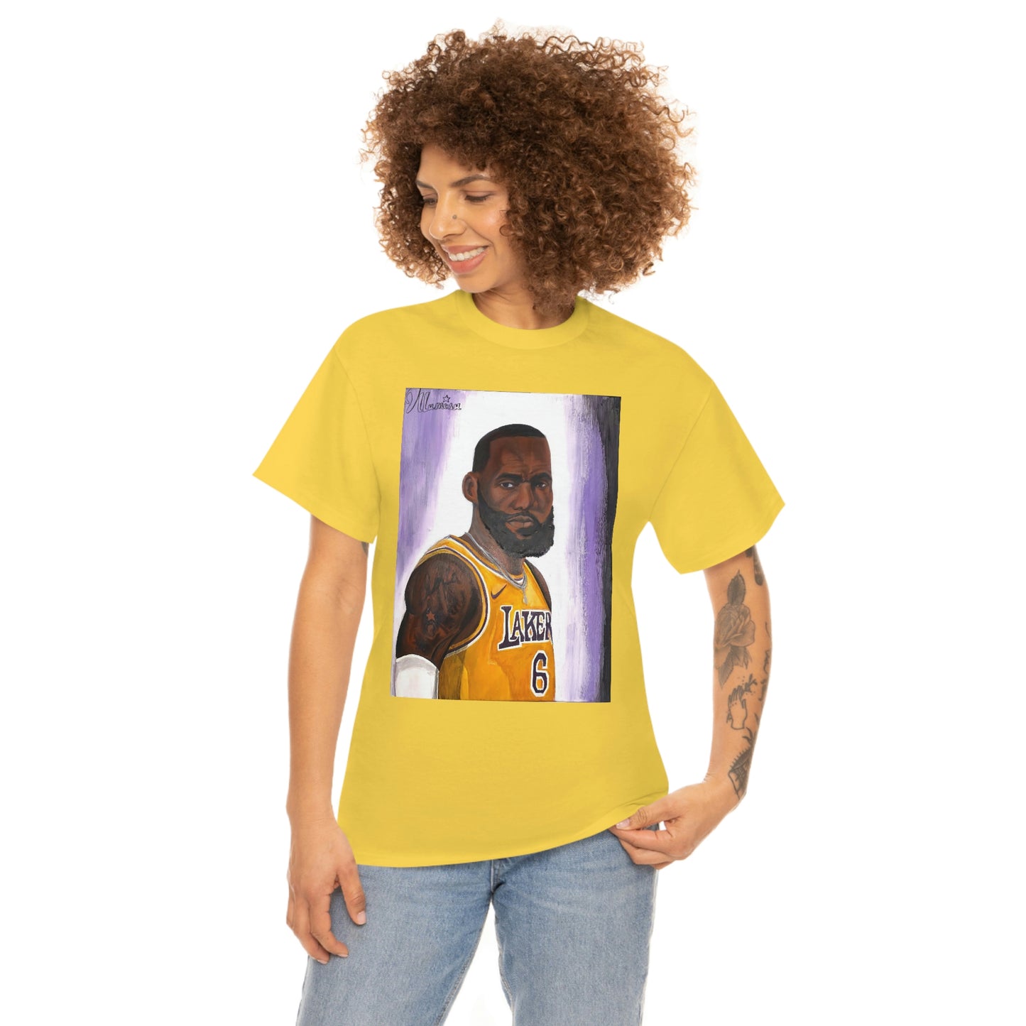 Lebron James Unisex Heavy Cotton Tee