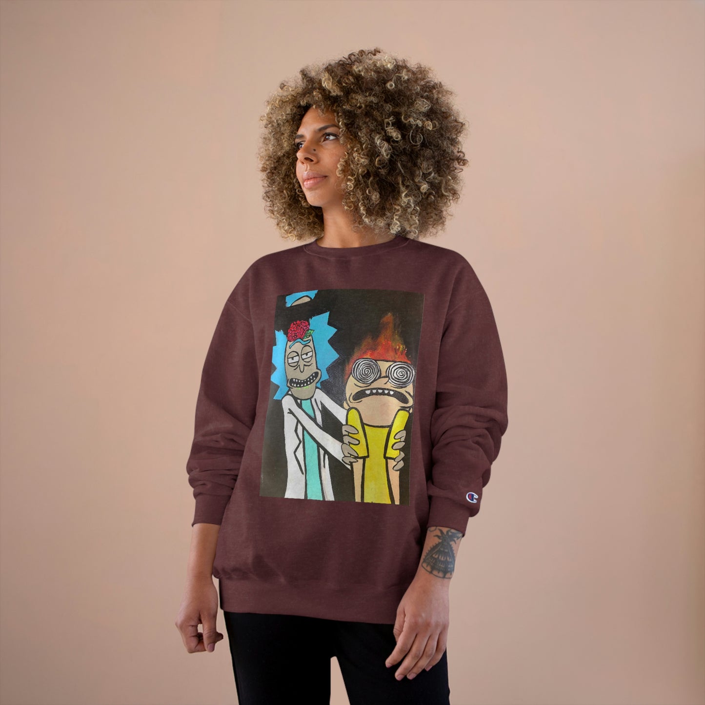 RICK AND MORTIFIED Champion Sweatshirt